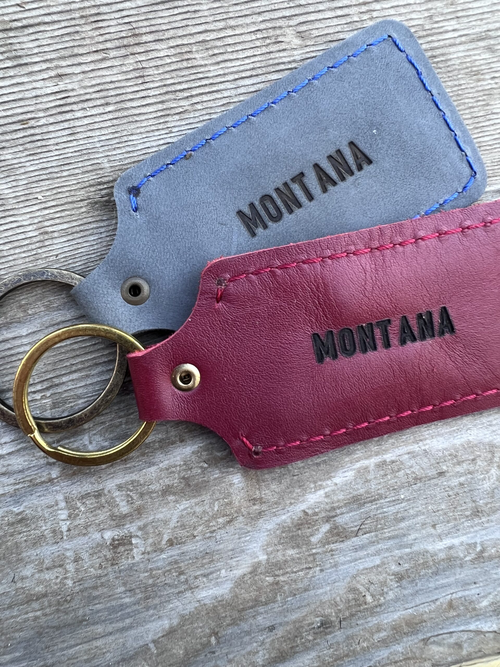 Back of H&T Montana Keychains