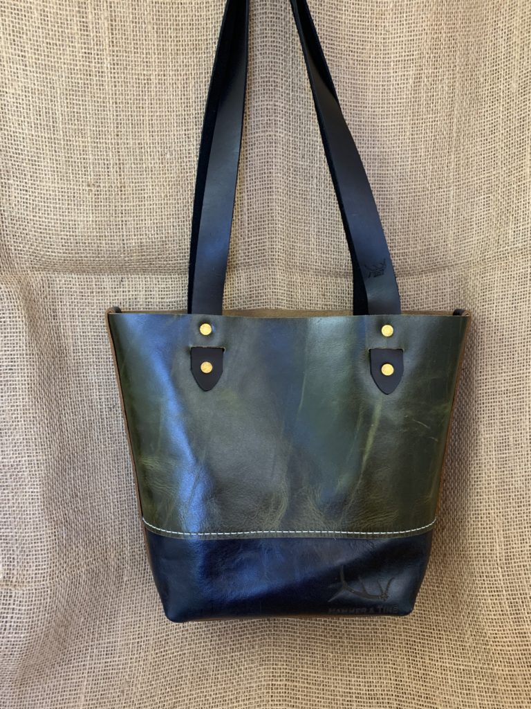 Small Tote Green/Blue