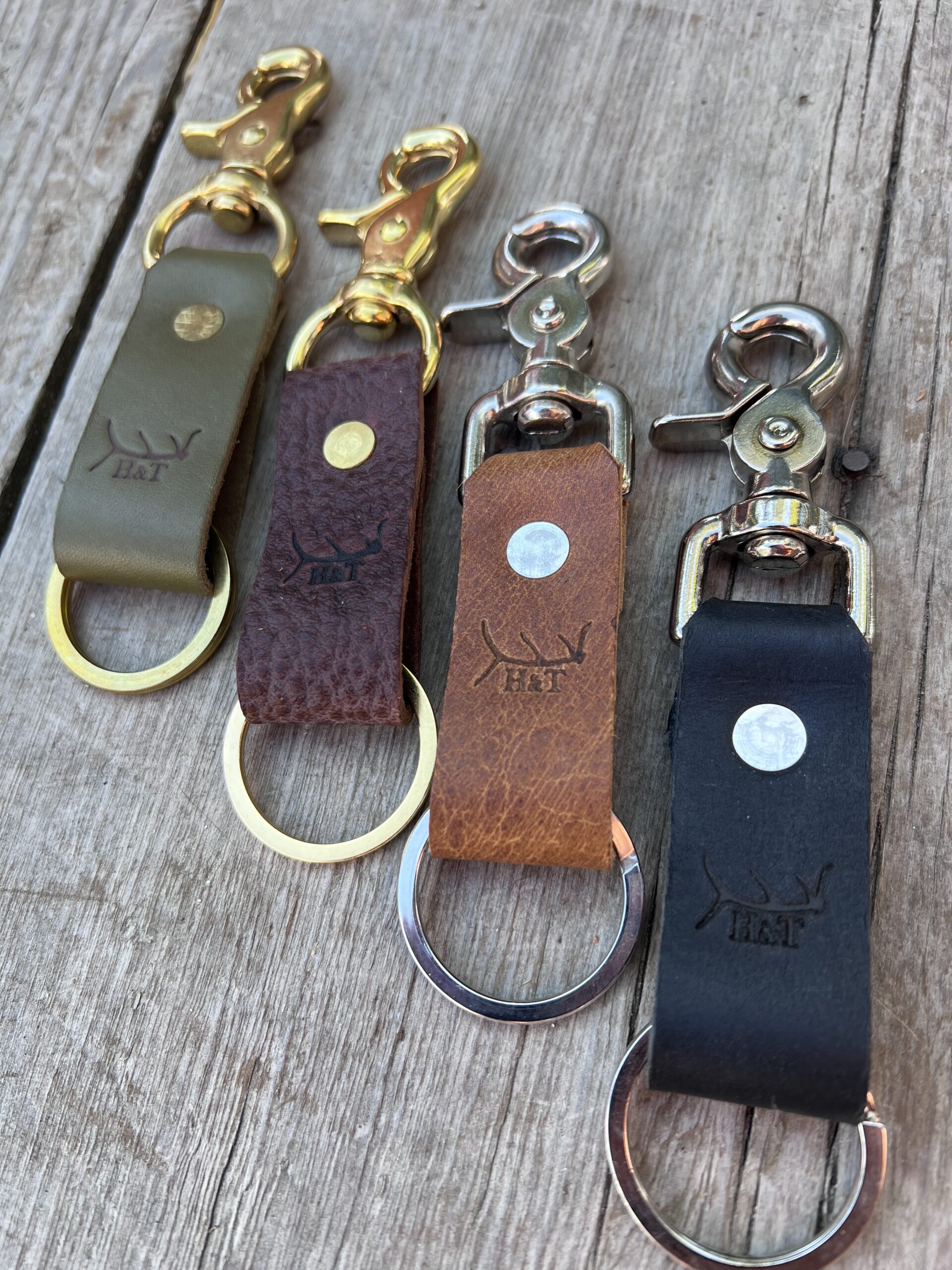 406 Leather Keychain - Personalize Me! — Uniquely Yours Montana