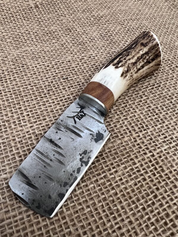 Cheese Cleaver - Antler Handle