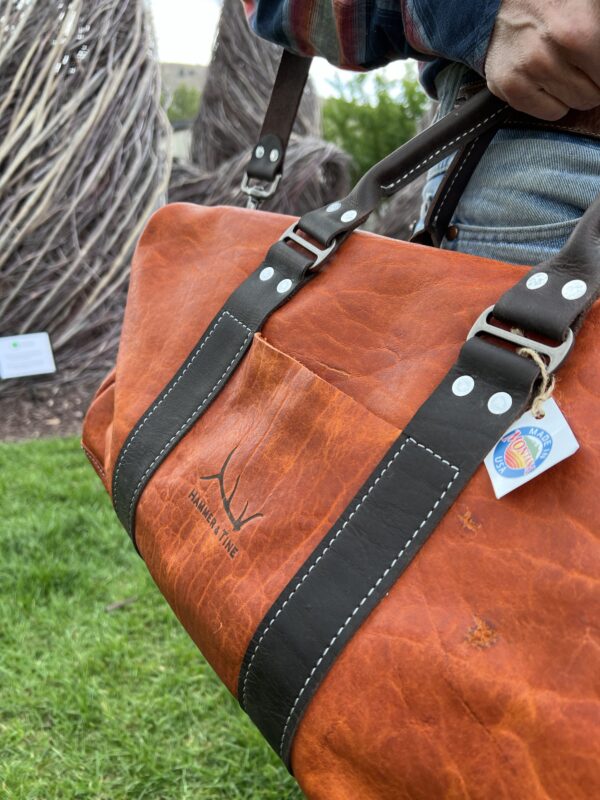 Brick Orange Duffel Bag - Image 3