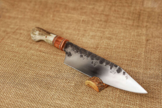 Chef Knife - Antler Handle - Image 3