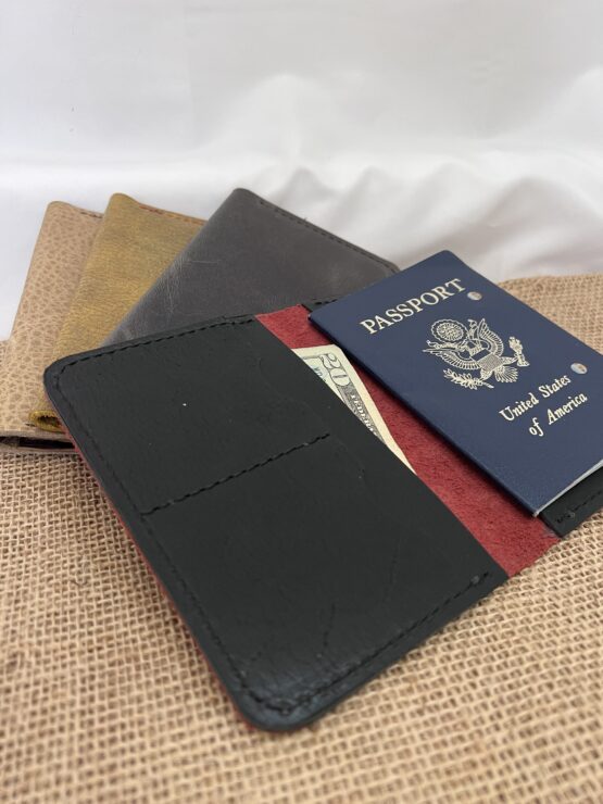 Passport Wallet - Red - Image 5