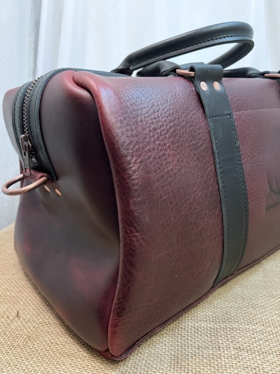 Burgundy Duffel Bag - Image 8