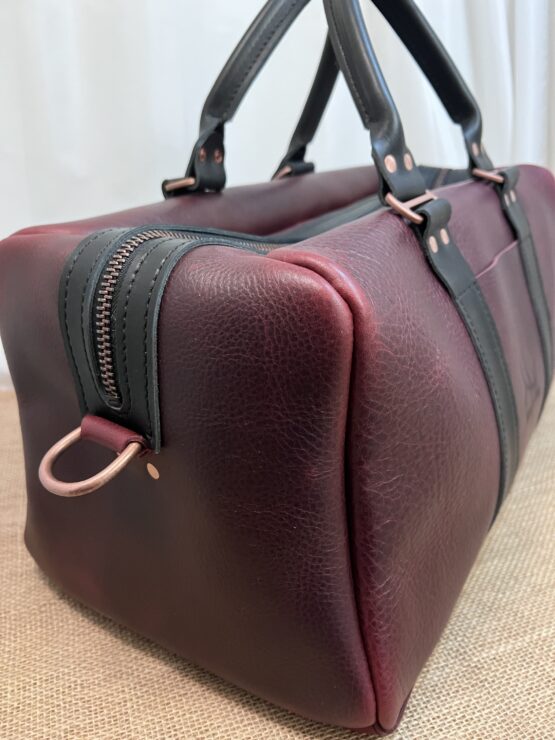 Burgundy Duffel Bag - Image 4