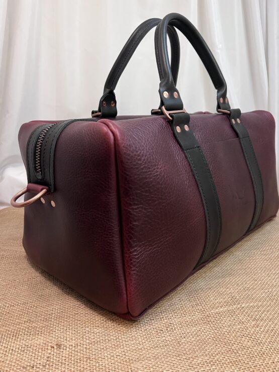 Burgundy Duffel Bag - Image 3