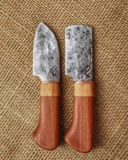 Cheese Knife Set of 2- Wood Handles