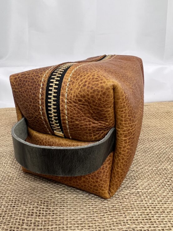 Large Dopp Kit - Golden Brown - Image 2