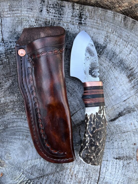 Elk Hunter - Antler Handle Copper Bolster - Image 6