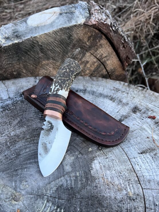 Elk Hunter - Antler Handle Copper Bolster - Image 3