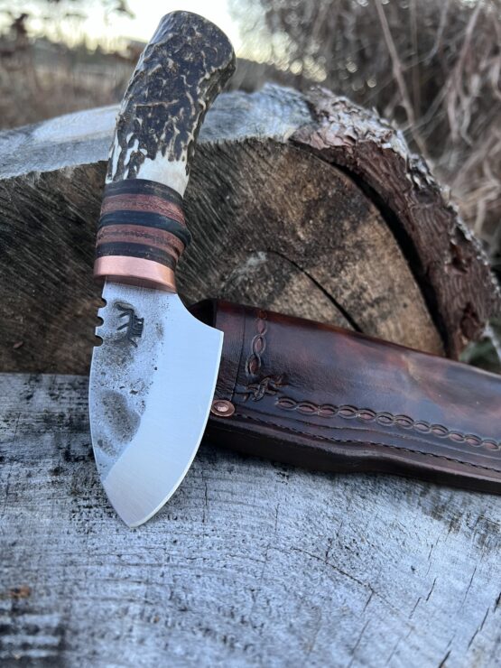 Elk Hunter - Antler Handle Copper Bolster - Image 5