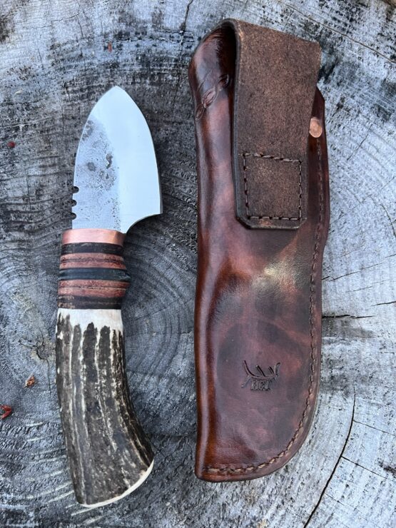 Elk Hunter - Antler Handle Copper Bolster - Image 4