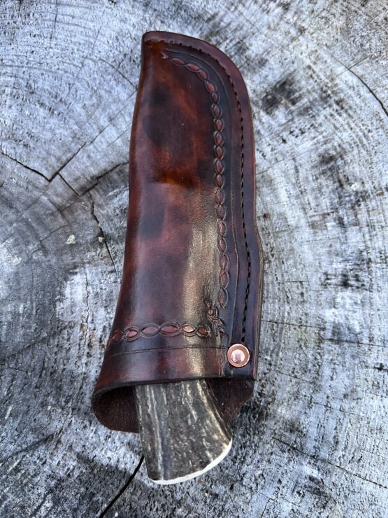 Elk Hunter - Antler Handle Copper Bolster - Image 7