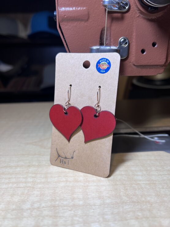 Red Heart Earrings