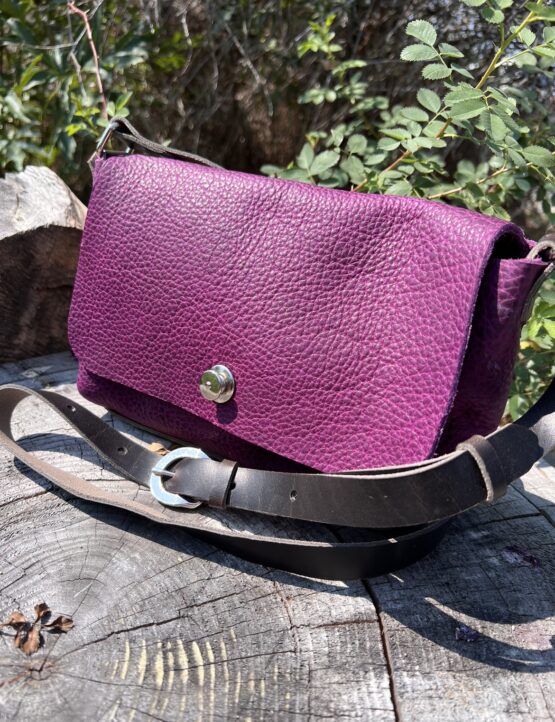 Small Purse - Purple/Dark Grey