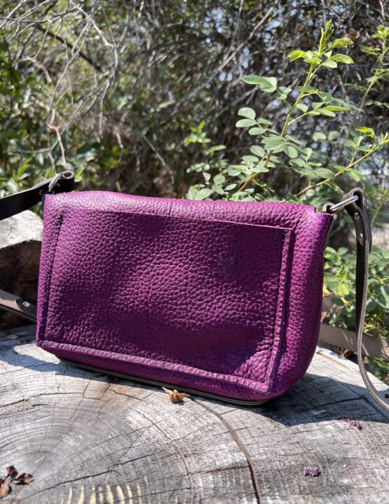 Small Purse - Purple/Dark Grey - Image 4