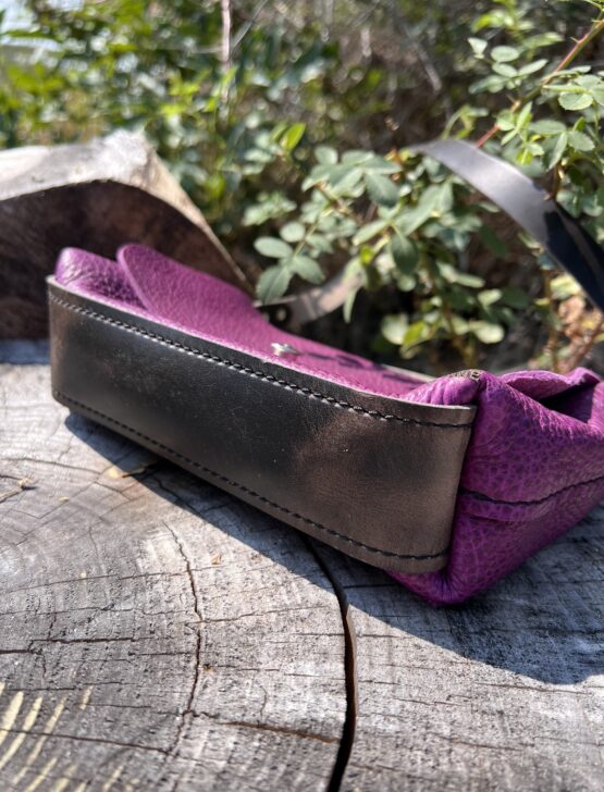 Small Purse - Purple/Dark Grey - Image 3