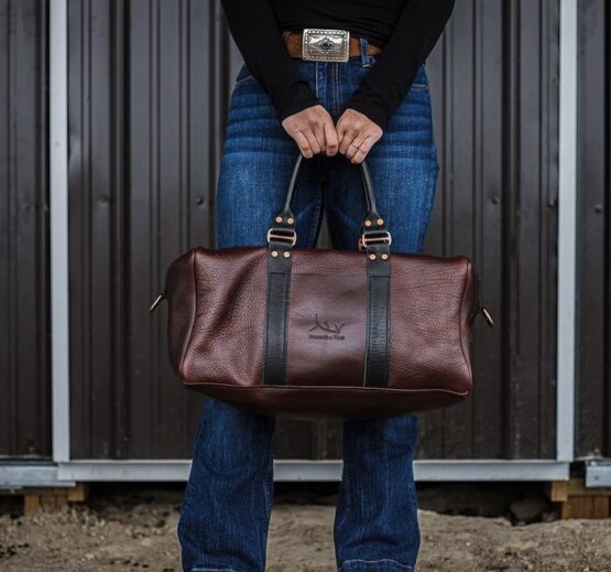 Burgundy Duffel Bag - Image 2