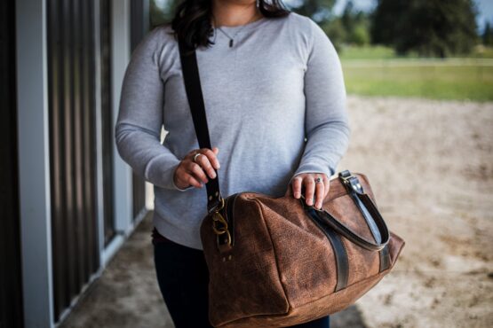 Brown Duffel Bag - Image 4