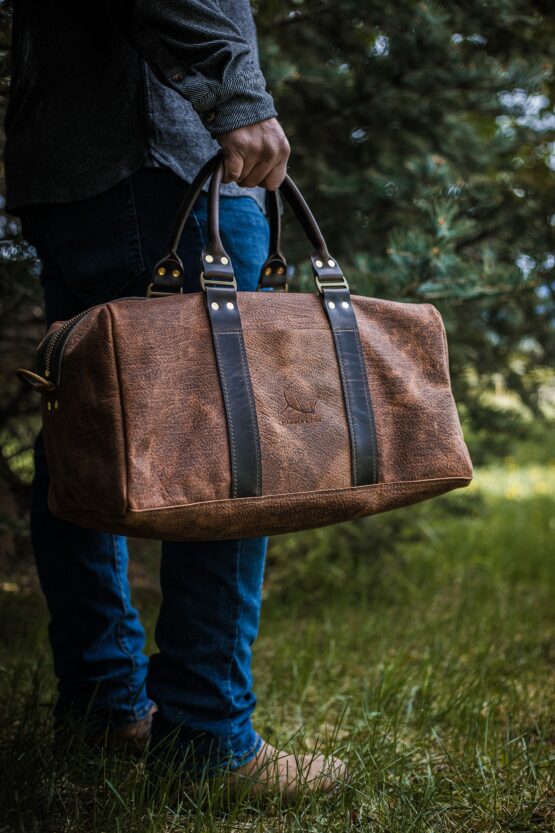 Brown Duffel Bag