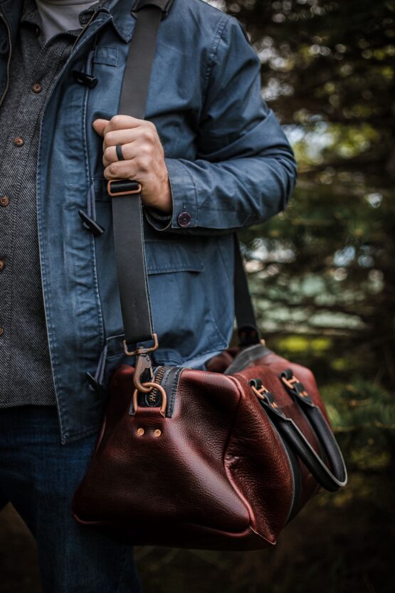 Burgundy Duffel Bag