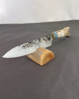 Petty Knife - Antler/Turquoise Handle