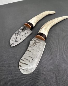 Cheese Knife Set of 2 - Antler Handles