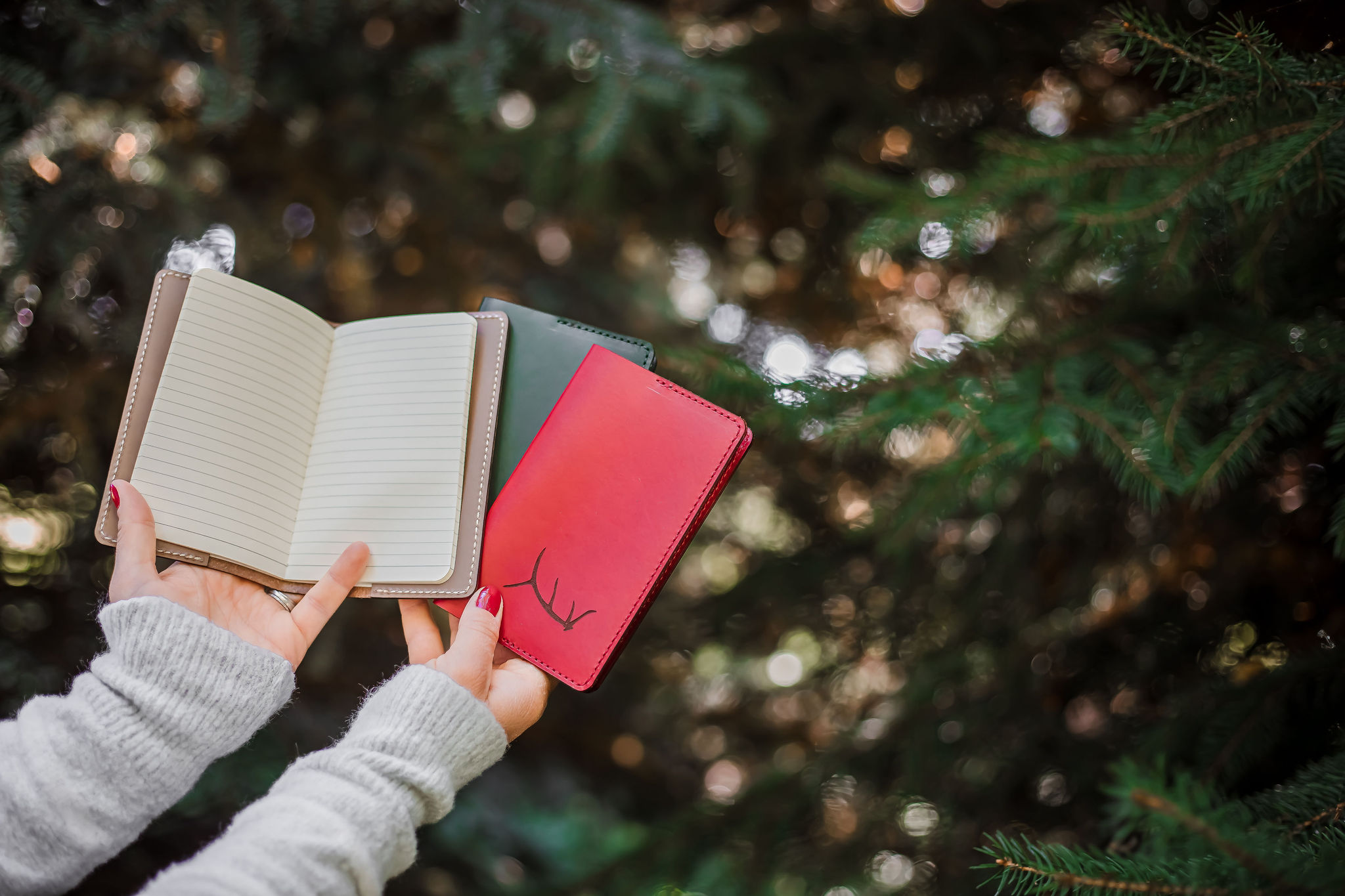 Leather notebooks