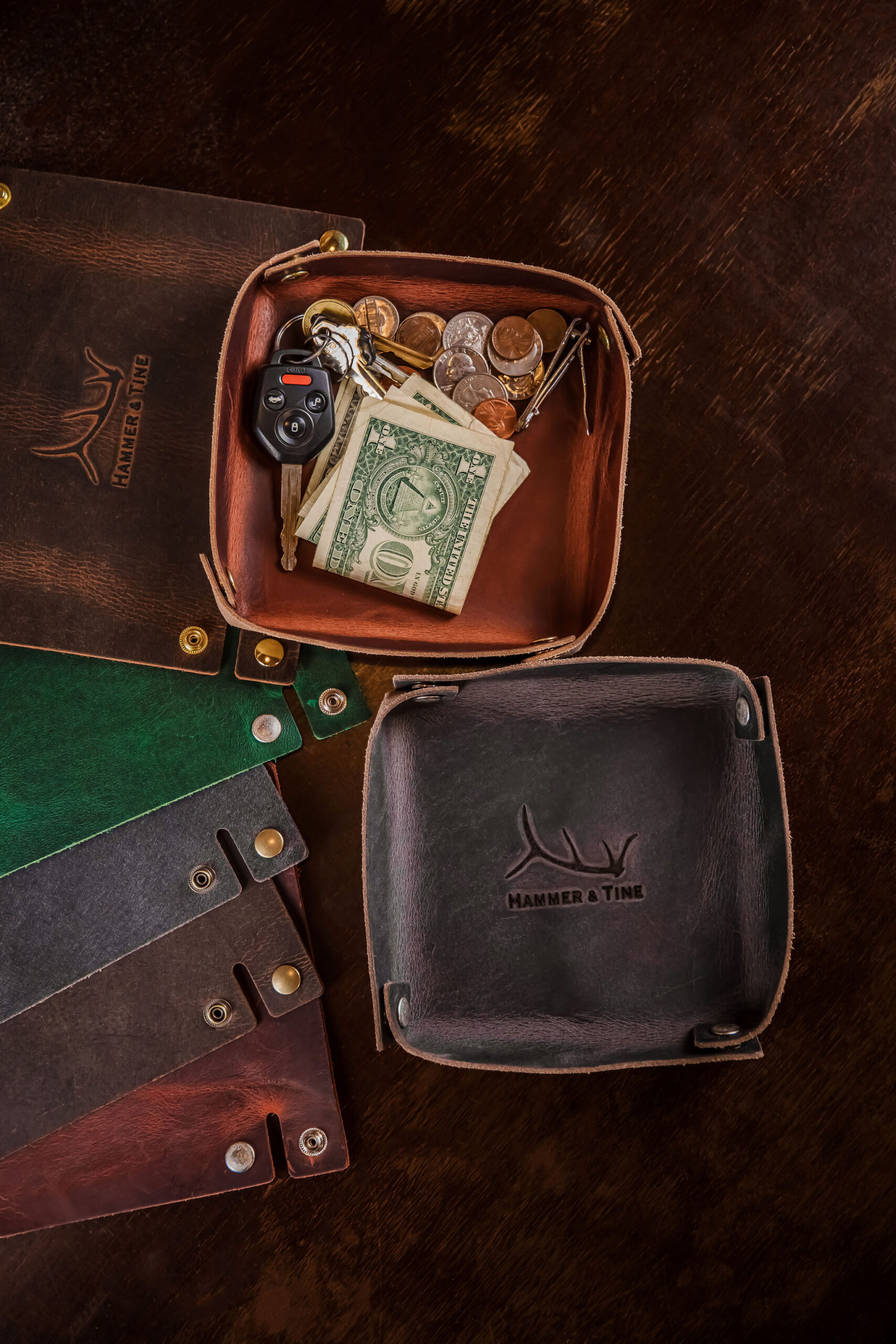Leather Valet Tray